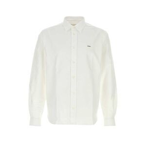 Prada Men White Oxford Shirt